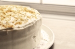 A New Classic:  Egg Nog Cake with Vintage Bourbon Cream Frosting